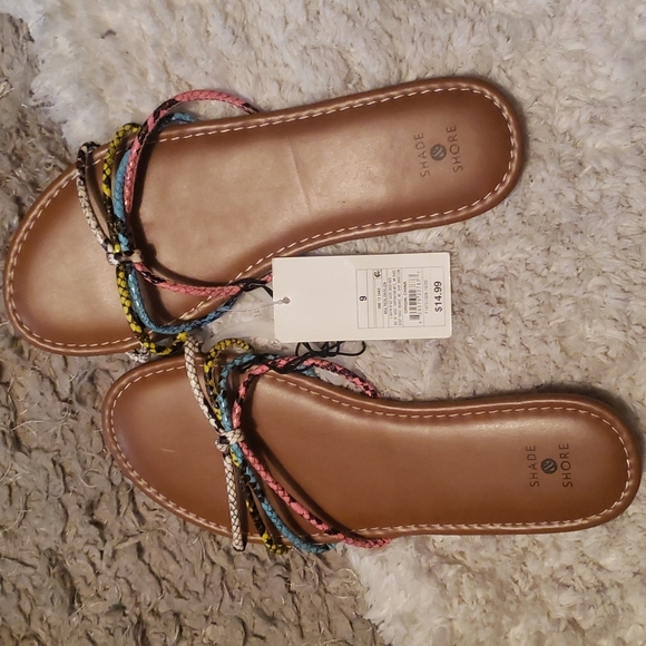 Shade& Shore Multicilor Eliza Sandals - Picture 2 of 4